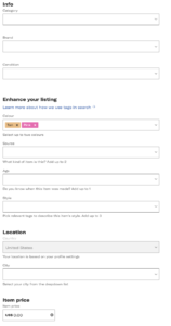 how to sell on depop